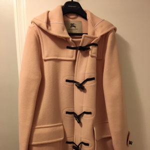 Pink/Blush Burberry Duffle Coat (wool)